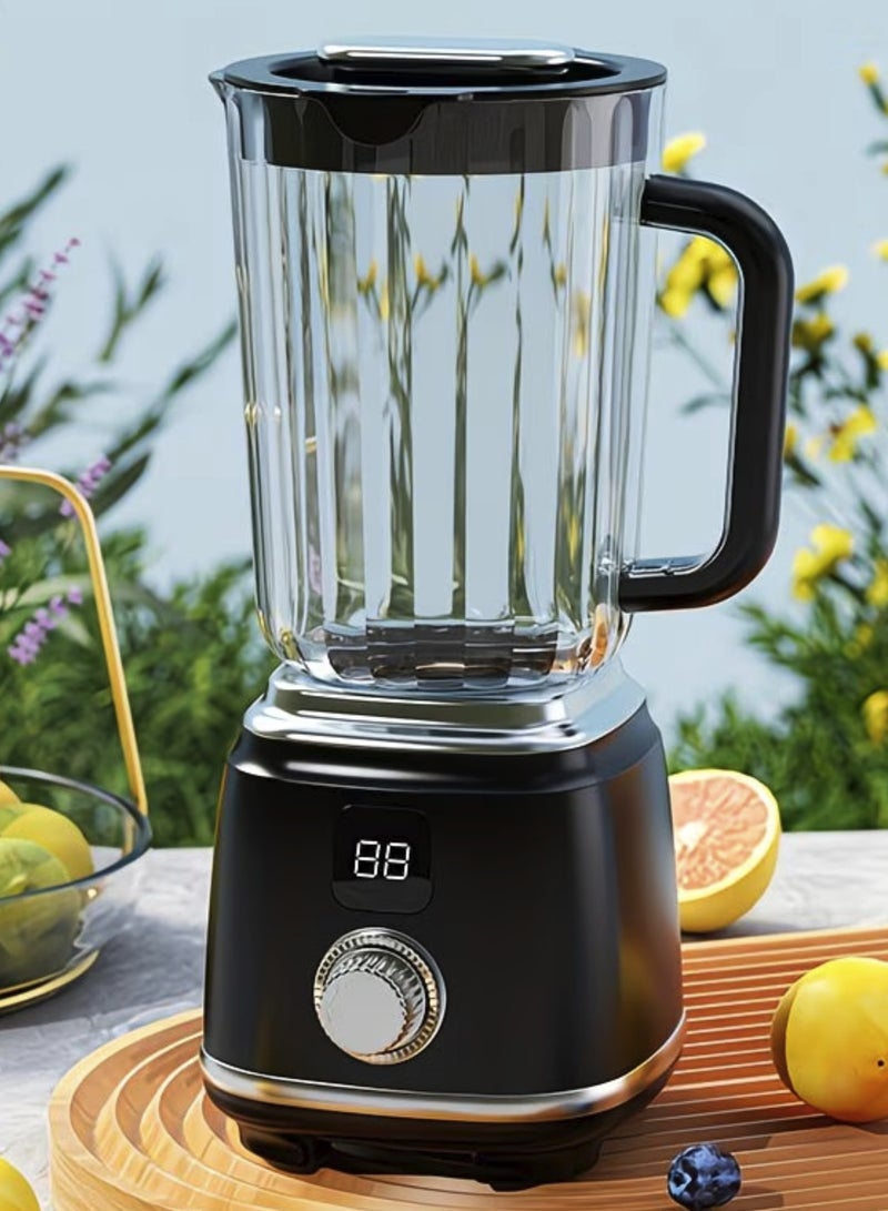 Yuwell Rechargeable Citrus Juicer With LED Display 600ML Portable Electric Juicer, Knob Control USB Juicer Blender 50W Dual Speed Fast & Slow, 3000mAh Battery Fruit & Vegetable Juicer Machine for Orange Lemon Kitchen Home Appliance Black - Image 5